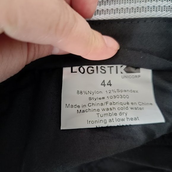 Sz.44 ⚫Logistik Unicorp Men's Police Army Work Cargo Black Pants - Picture 5 of 10